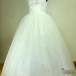  Ball Gown V-neck Floor-le..